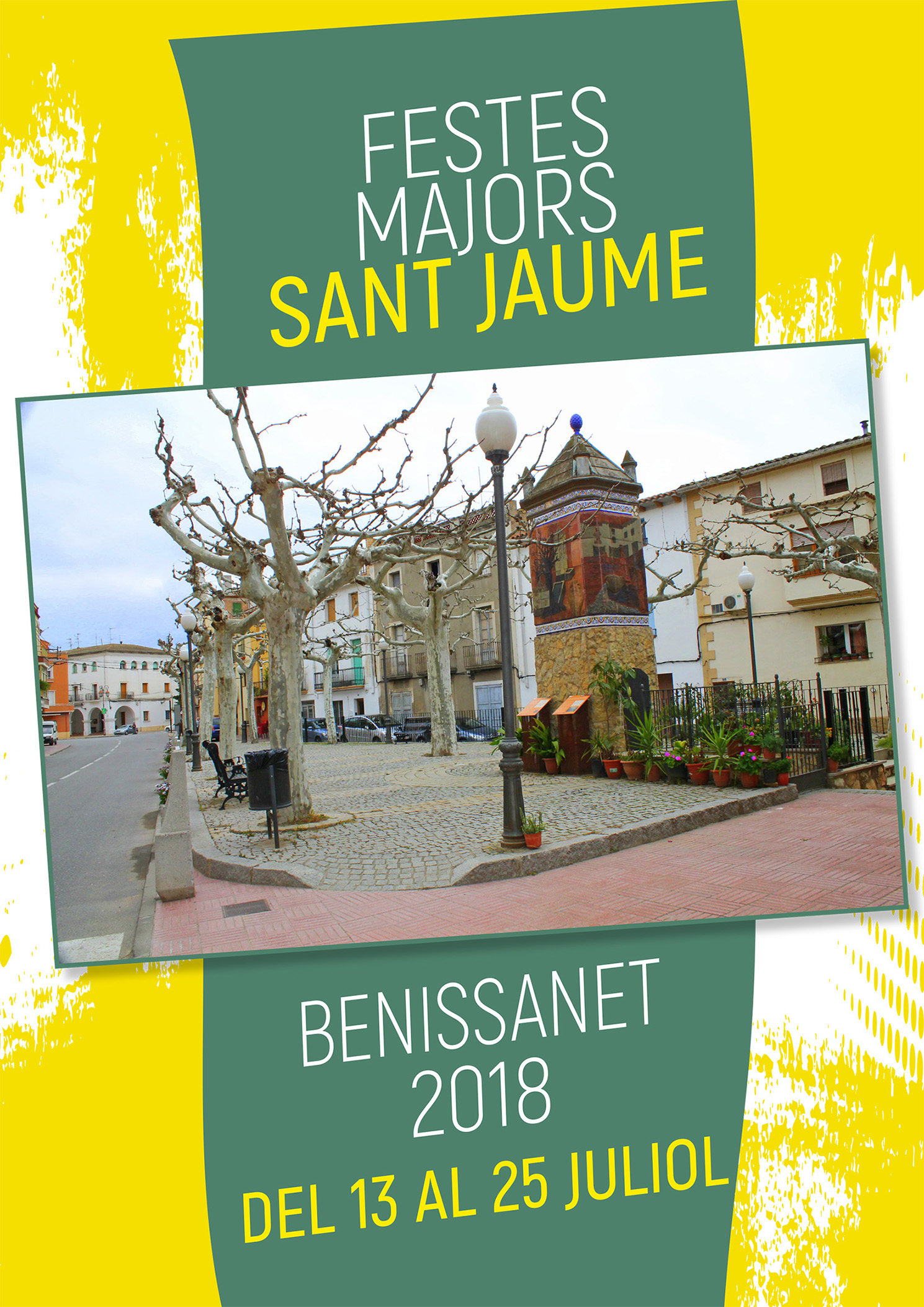 Portada programa Festes Majors Sant Jaume 2018 Benissanet